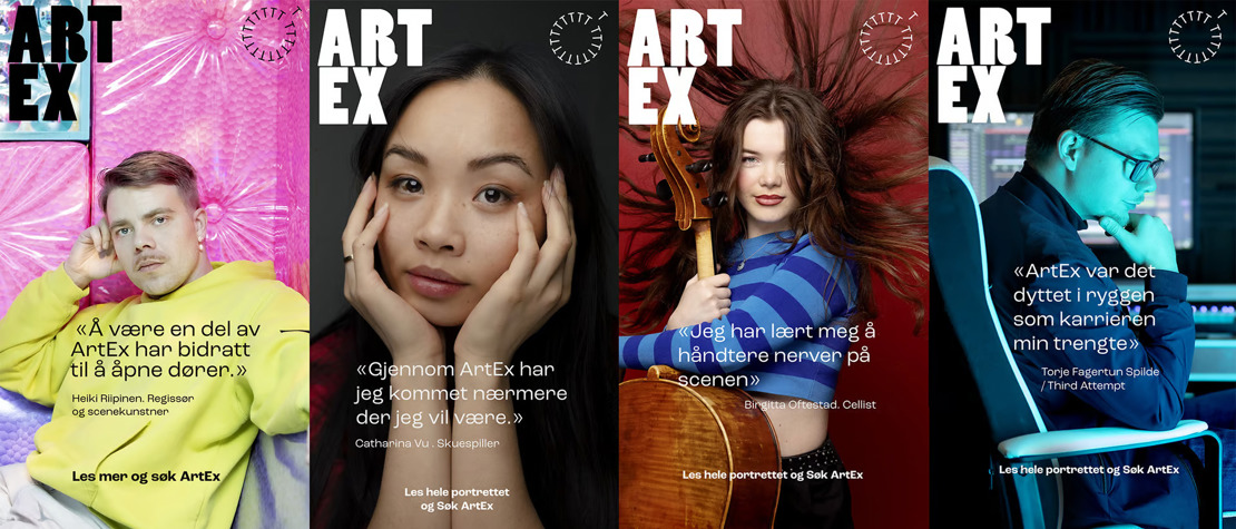 Artex Banner Talent Norge | Rekordmange søkere til ArtEx 2024
